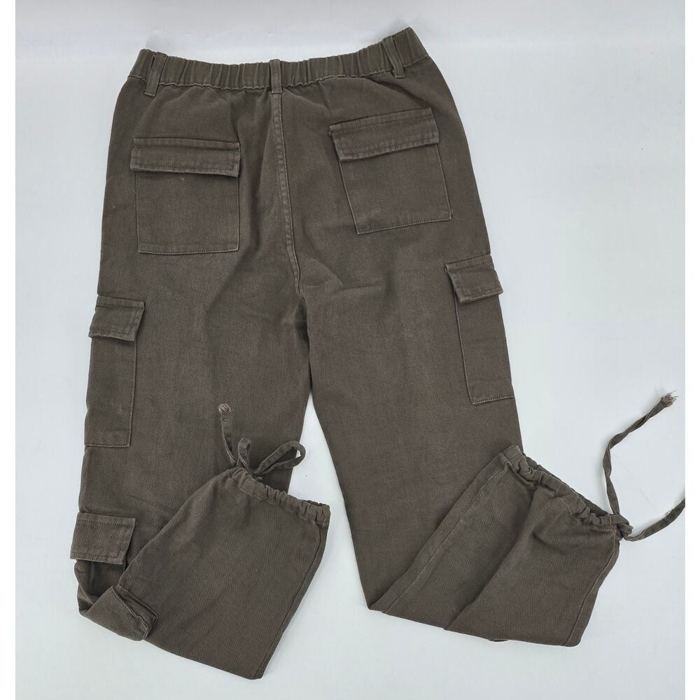 Amazon Double Pocket Cargo Drawstring Ankle Pants… - image 3